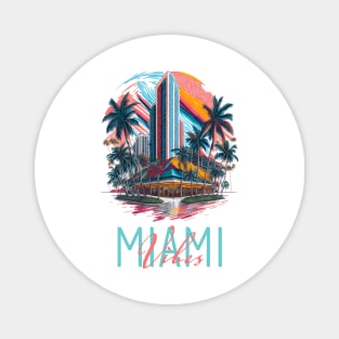 Miami Vibes Magnet